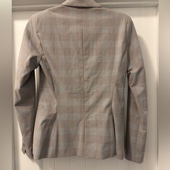 Zara Women’s Blazer with Classic Check Pattern Size 4 - Picture 4 of 7